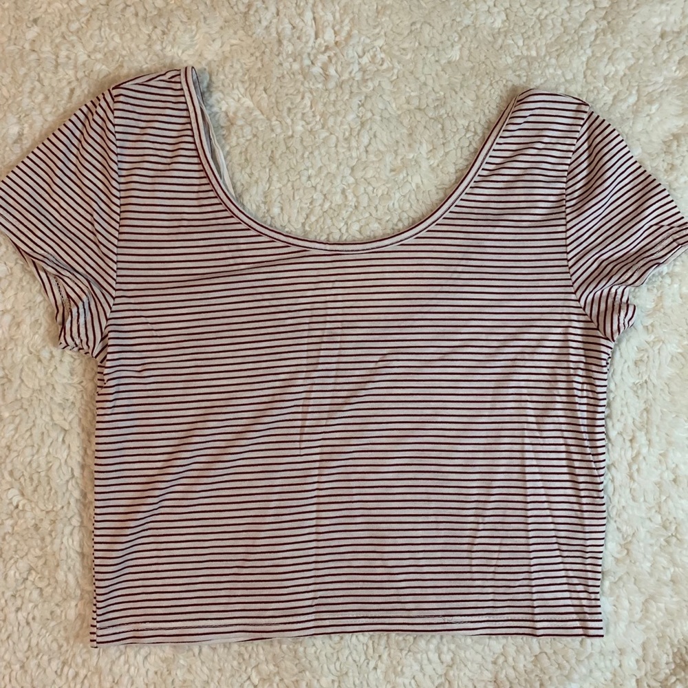 Striped Crop Top